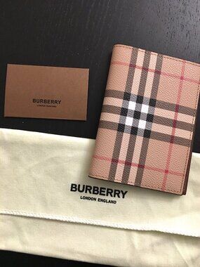 Burberry Check Passport Holder